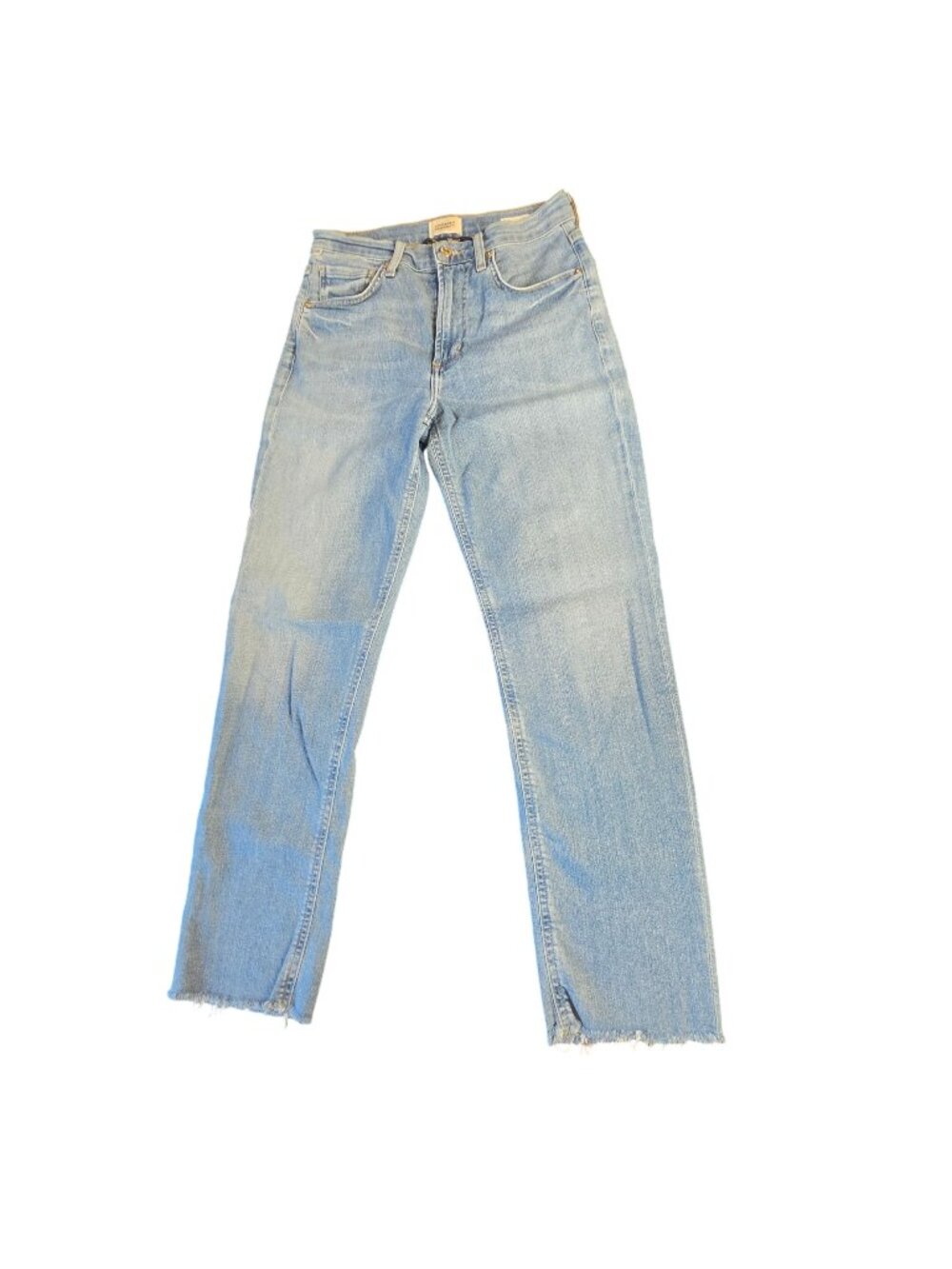 Citizens of Humanity Charlotte Crop High Rise Straight Jeans Light Wash Sz 26